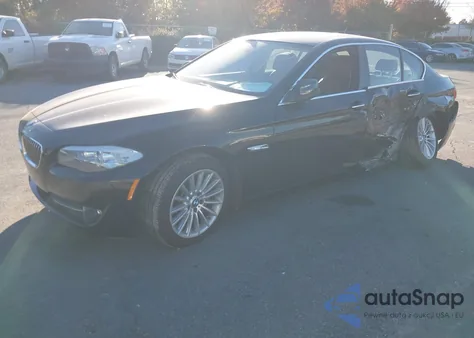 2013 BMW 535I из США, поврежденный, VIN WBAFR7C59DC823432